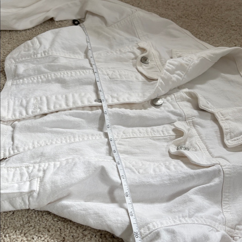 White Jean Jacket - Picture 7 of 8